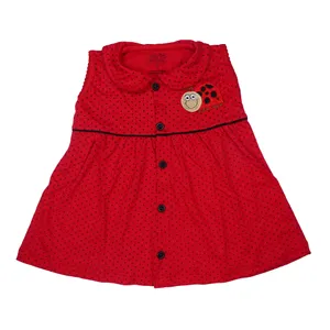 Vestido de Niña 3 Piezas Bebu (Rojo)
